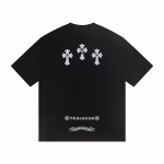 Chrome Hearts Triple Cross Patch Black T-Shirt
