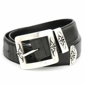 Chrome Hearts 3-teiliger Gürtel mit quadratischer Schnalle