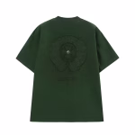 Chrome Hearts Green Monochrome Horseshoe T-Shirt