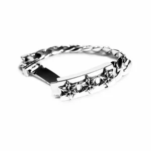 Chrome Hearts 6-seitiges Stern-ID-Armband