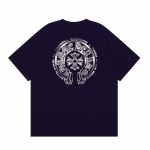 Chrome Hearts Silver Emblem T-Shirt Navy