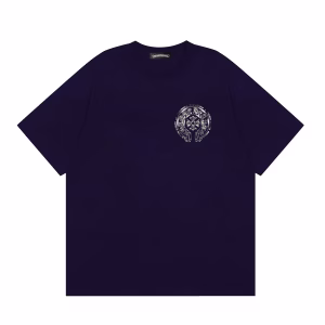 Chrome Hearts Silver Emblem T-Shirt Navy