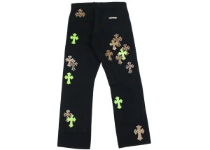 CH Jeans mit Lederpatches