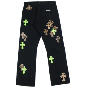 CH Jeans mit Lederpatches