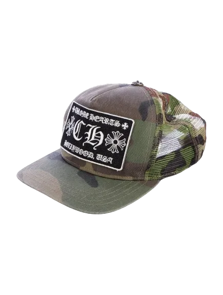 Chrome Hearts Hollywood Camouflage Trucker Cap Chrome Hearts Hollywood Camouflage Trucker Cap