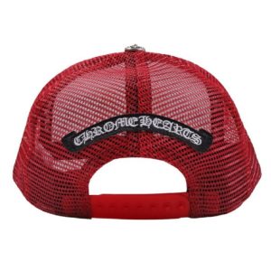 Chrome Hearts Matty Boy Sex Records Logo Trucker Red/White – Cap