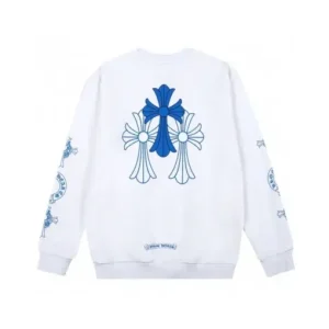 Chrome Hearts Sweatshirts, blaues Logo