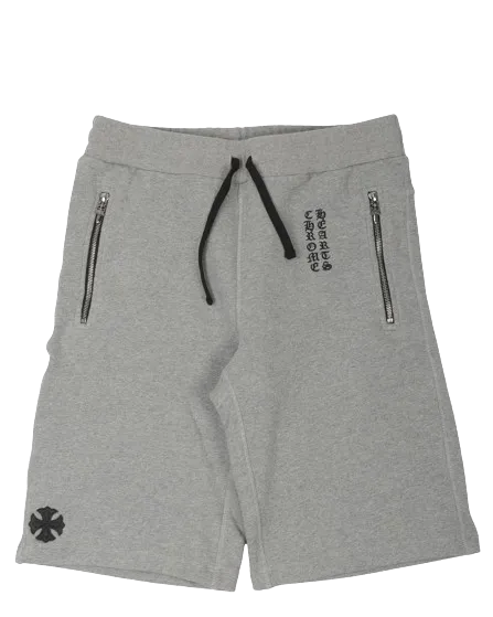 Chrome Hearts sweatshorts with dagger zipper Chrome Hearts sweatshorts with dagger zipper