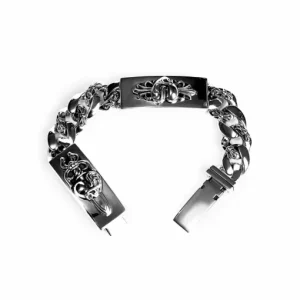 Chrome Hearts Double ID Gliederarmband