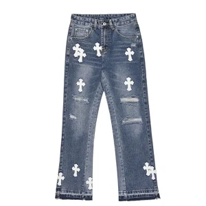 Kreuz auf Jeans