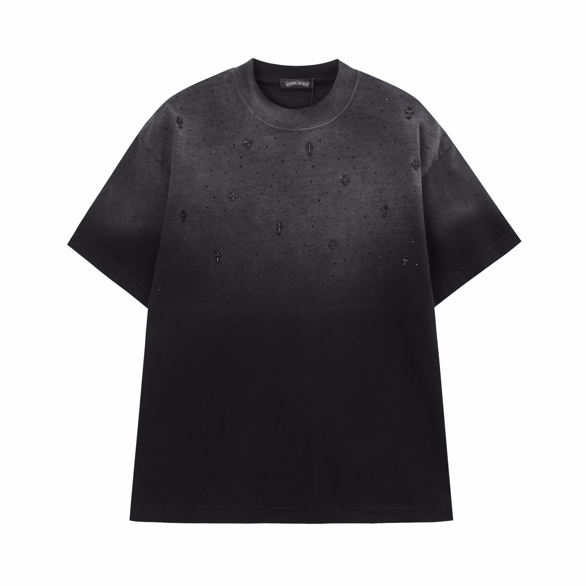 Chrome Hearts Ombré Cross Stud Tee Chrome Hearts Ombré Cross Stud Tee