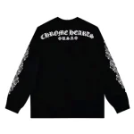 Chrome Hearts USA Schwarzes Langarmshirt