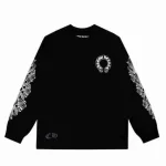 Chrome Hearts USA Schwarzes Langarmshirt