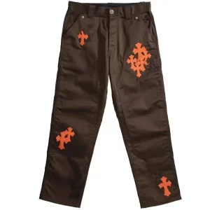 Chrome Hearts Braune Jeans